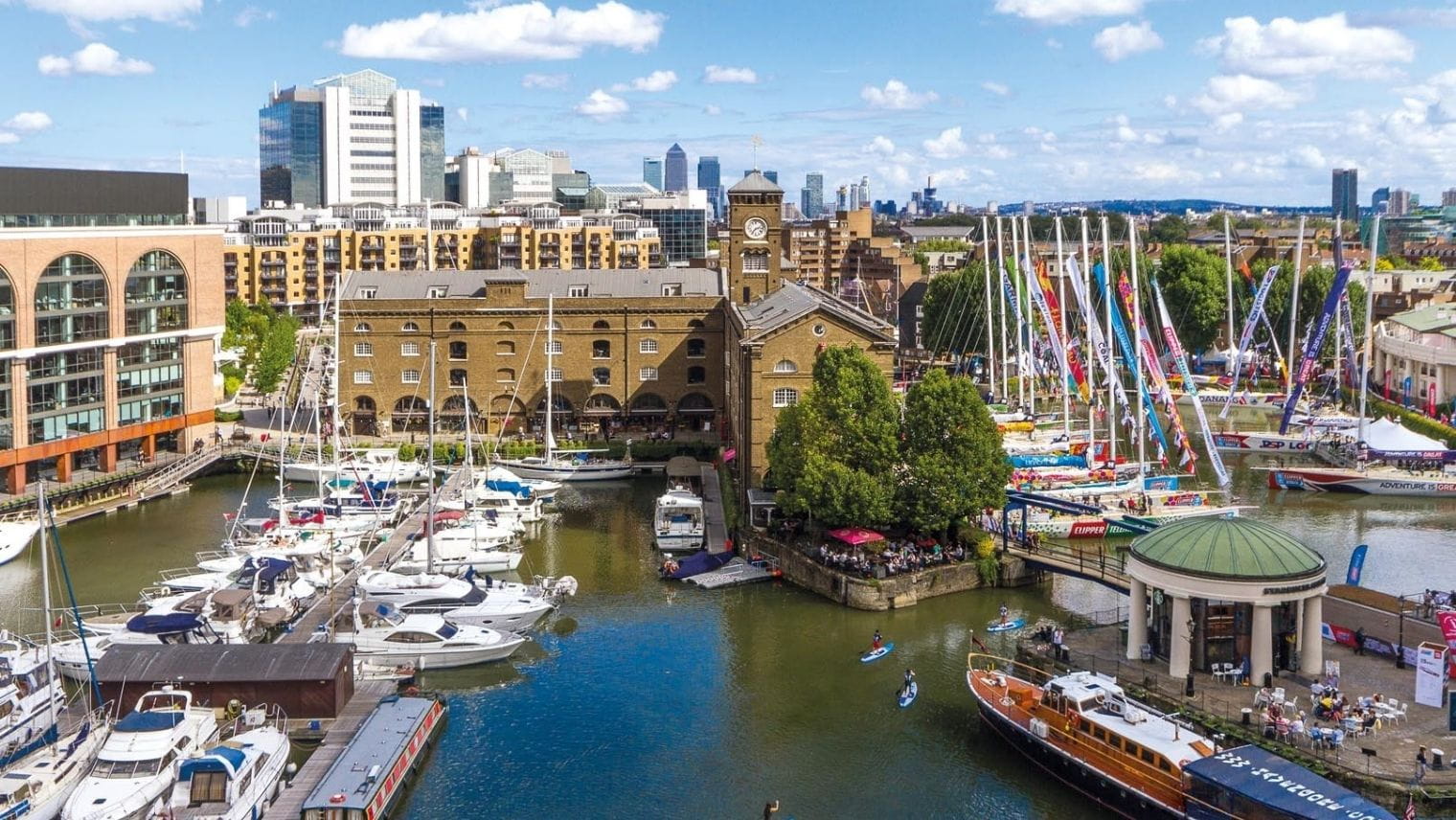 View of St Katherine's Dock