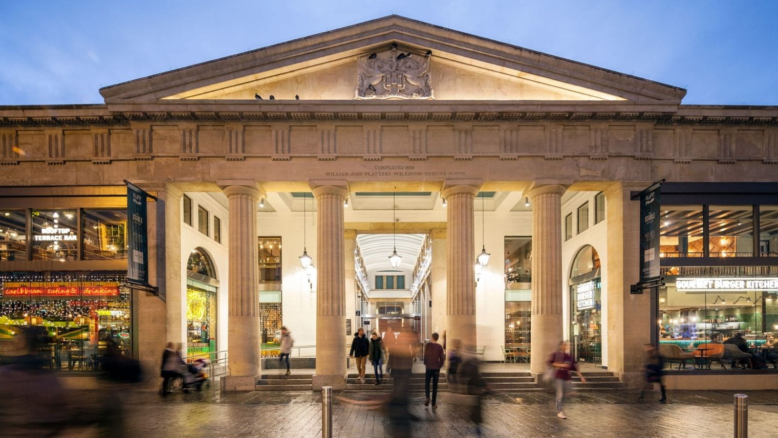 Entrance to the Guildhall Shopping Centre, Exeter
