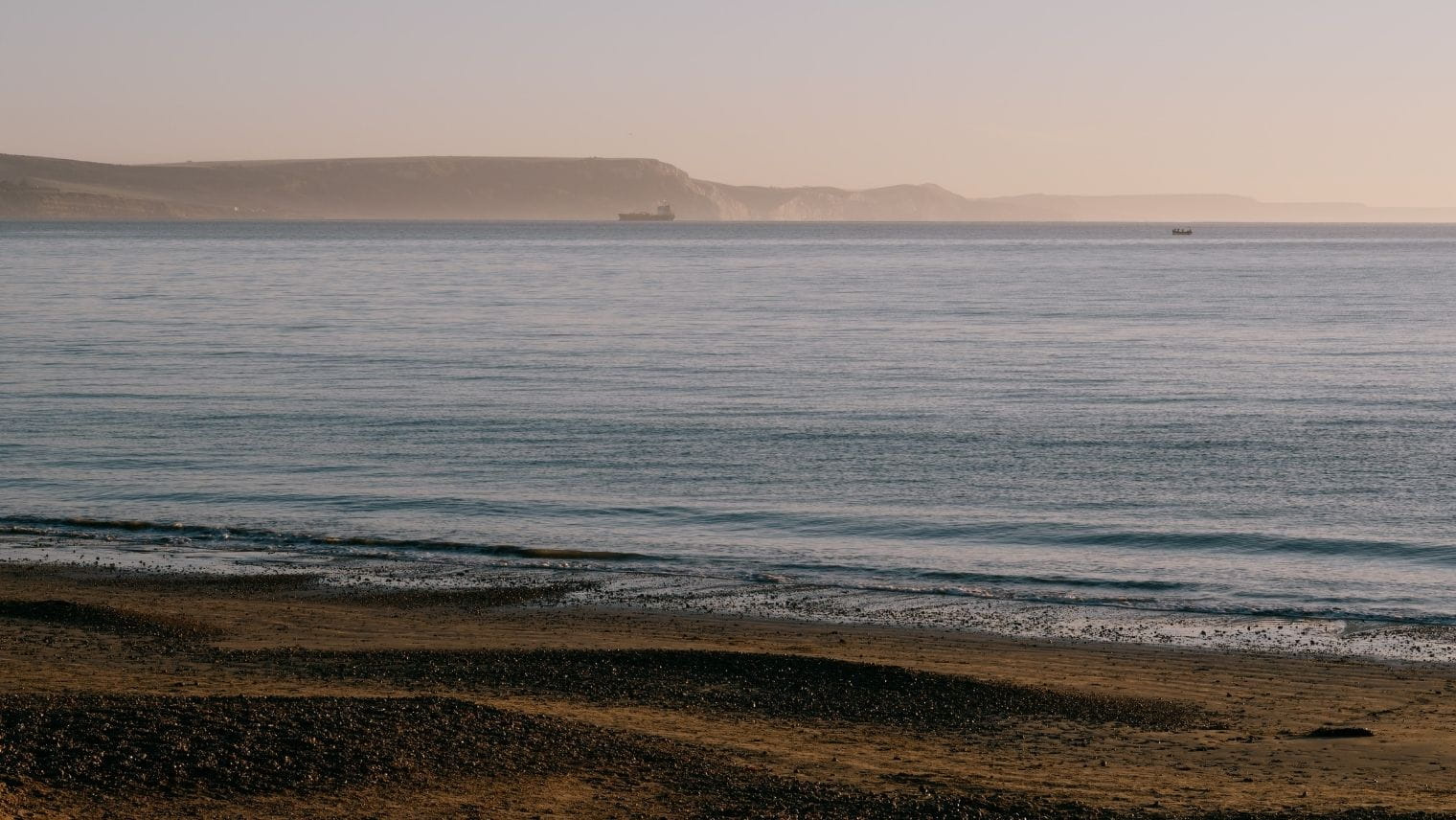 Sunset over Weymouth Beach
