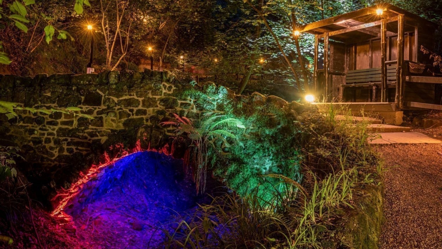 Lights at Shanklin Chine