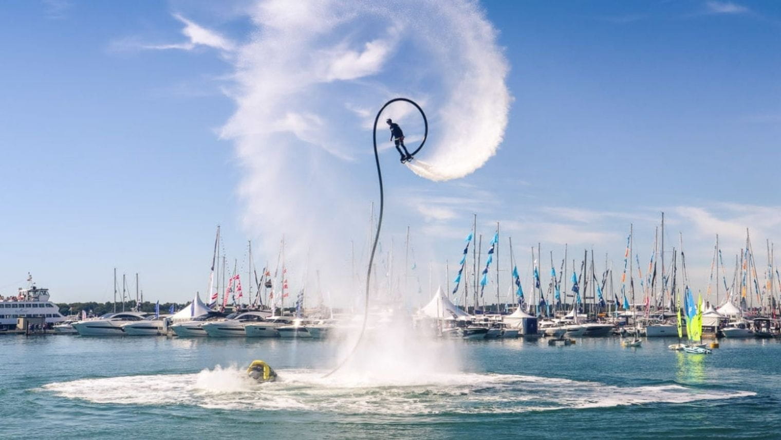 The On The Water Stage at the Southampton International Boat Show
