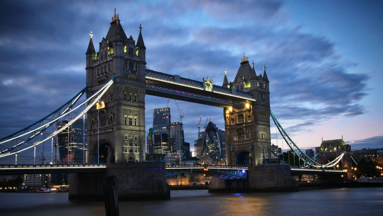 Tower Bridge at dusk