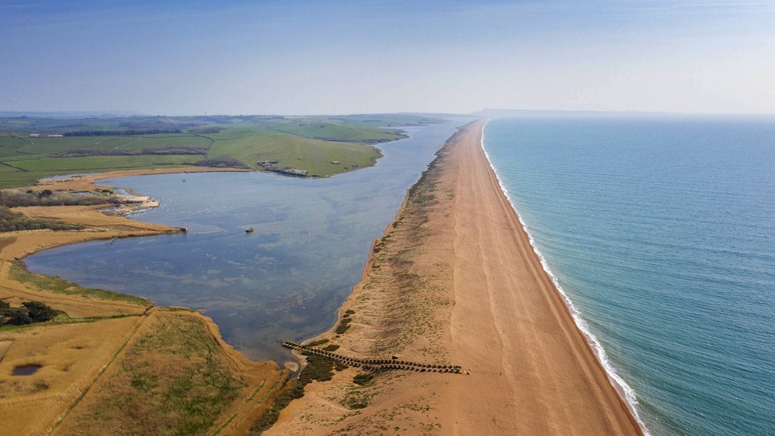 View of Chesil Beach