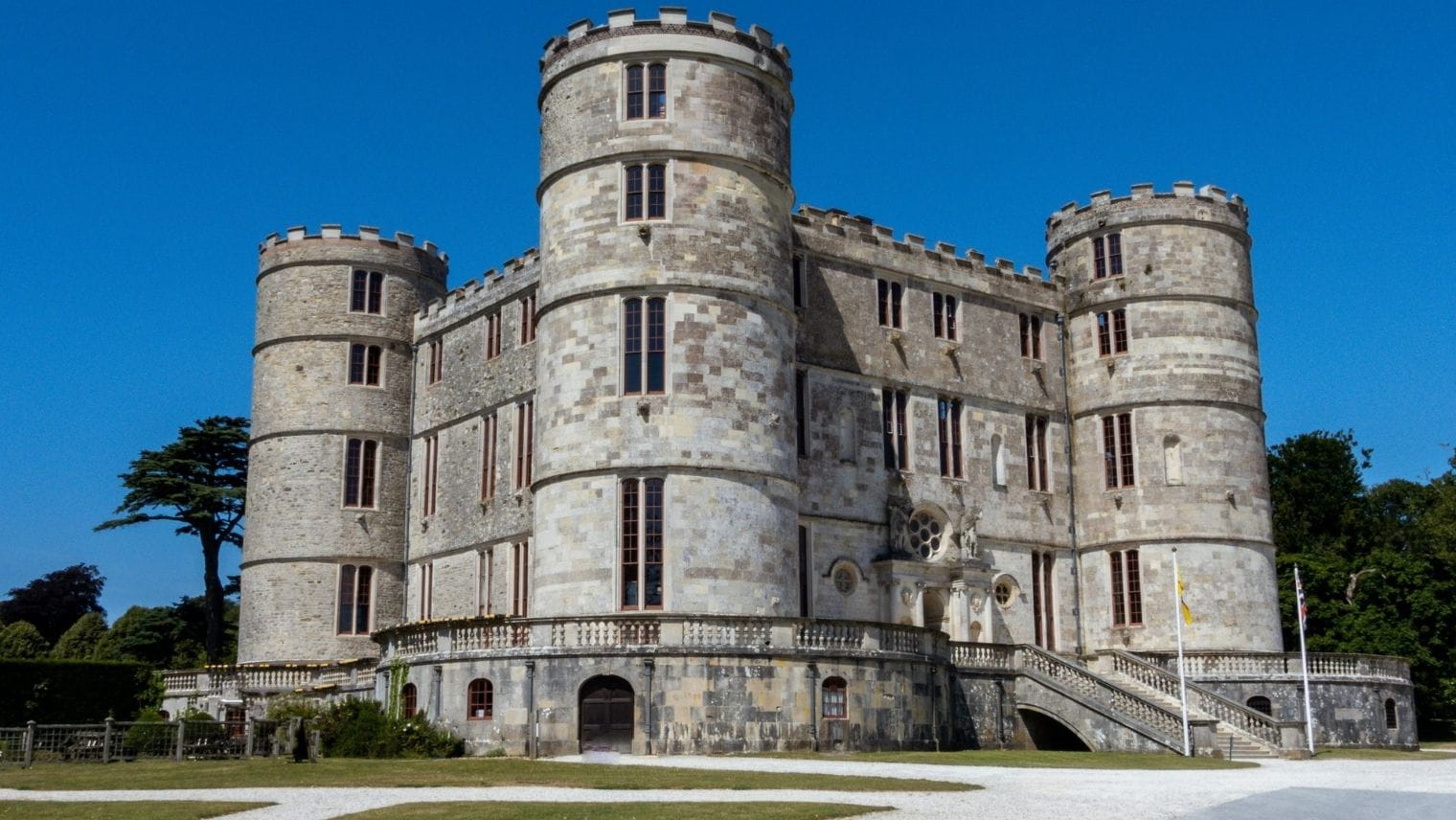 Exterior of Lulworth Castle
