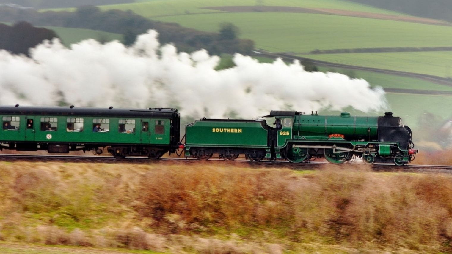 Steam train on the Watercress Line