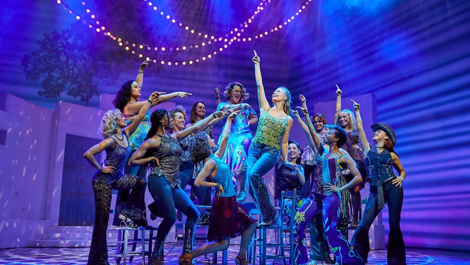Production photo from Mamma Mia!