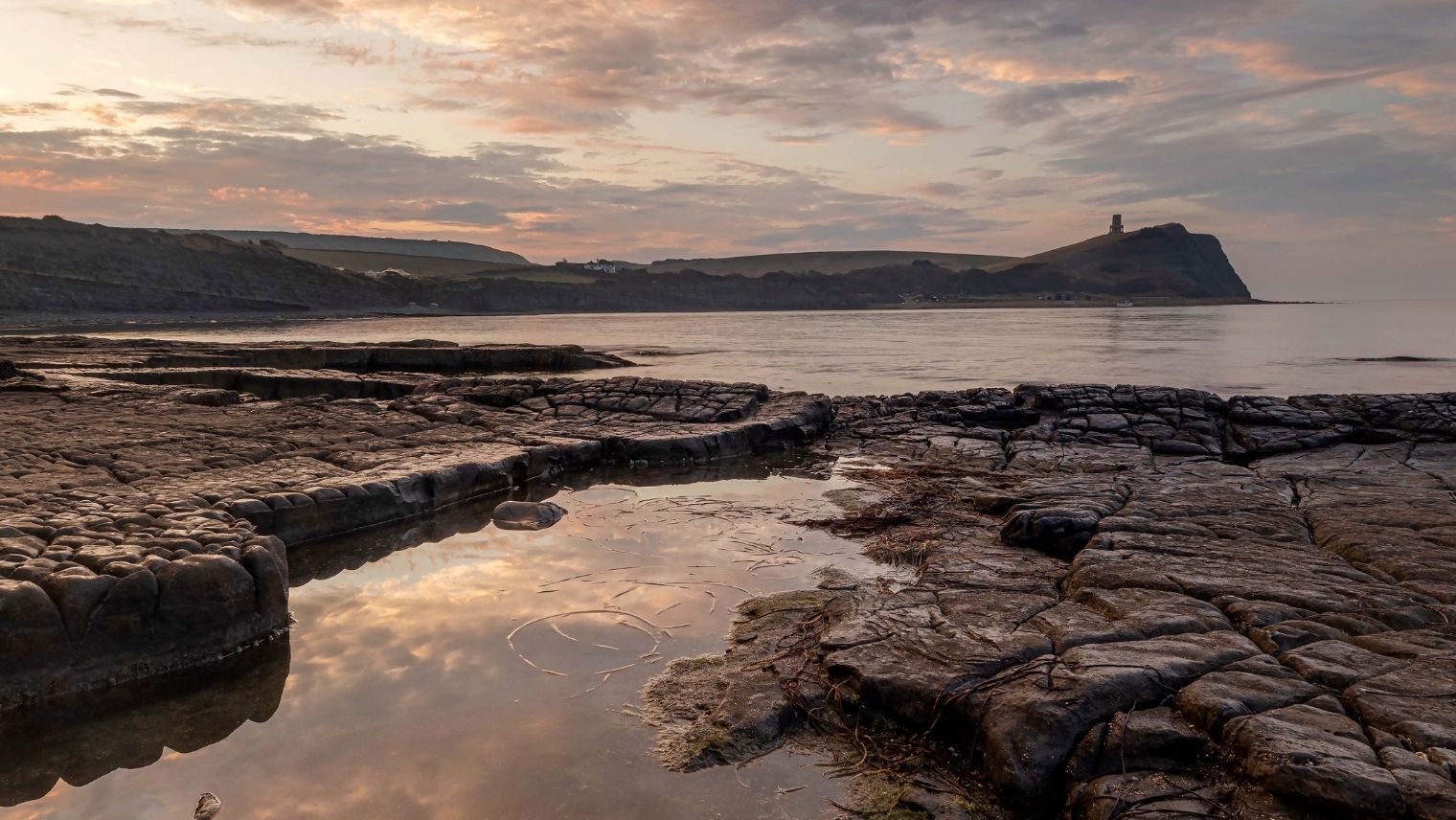 Kimmeridge Bay at sunrise