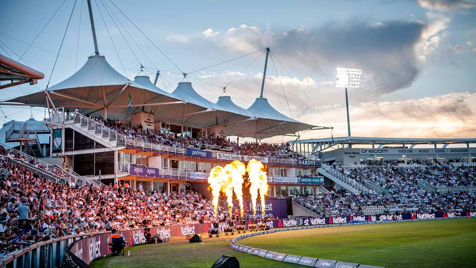 Cricket match at Ageas Bowl
