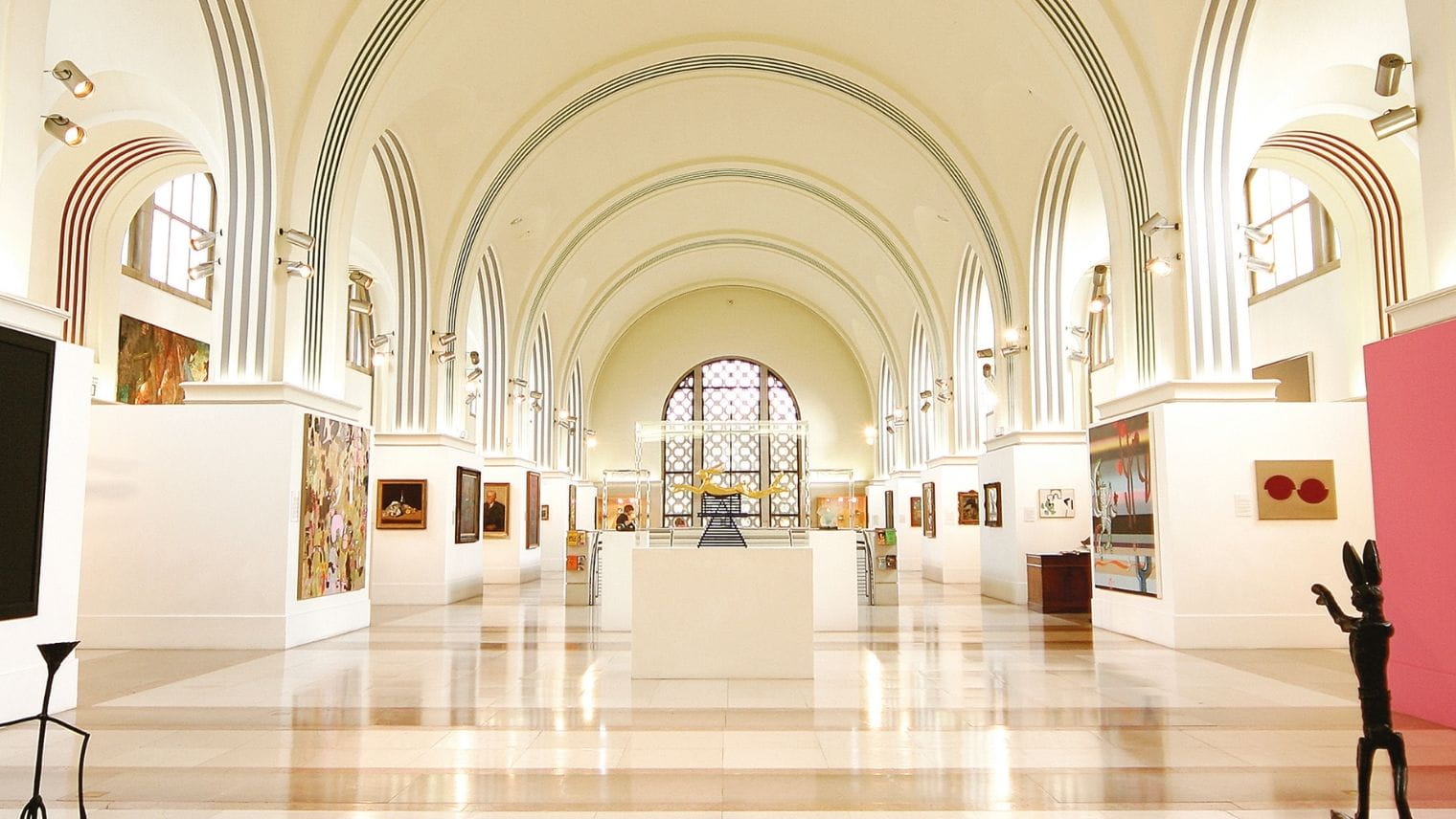 Interior of the Southampton City Art Gallery