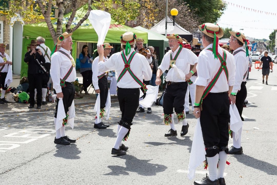 The Wessex Morris Men at a dance