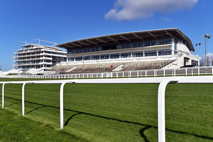 Epsom Downs racecourse grandstands