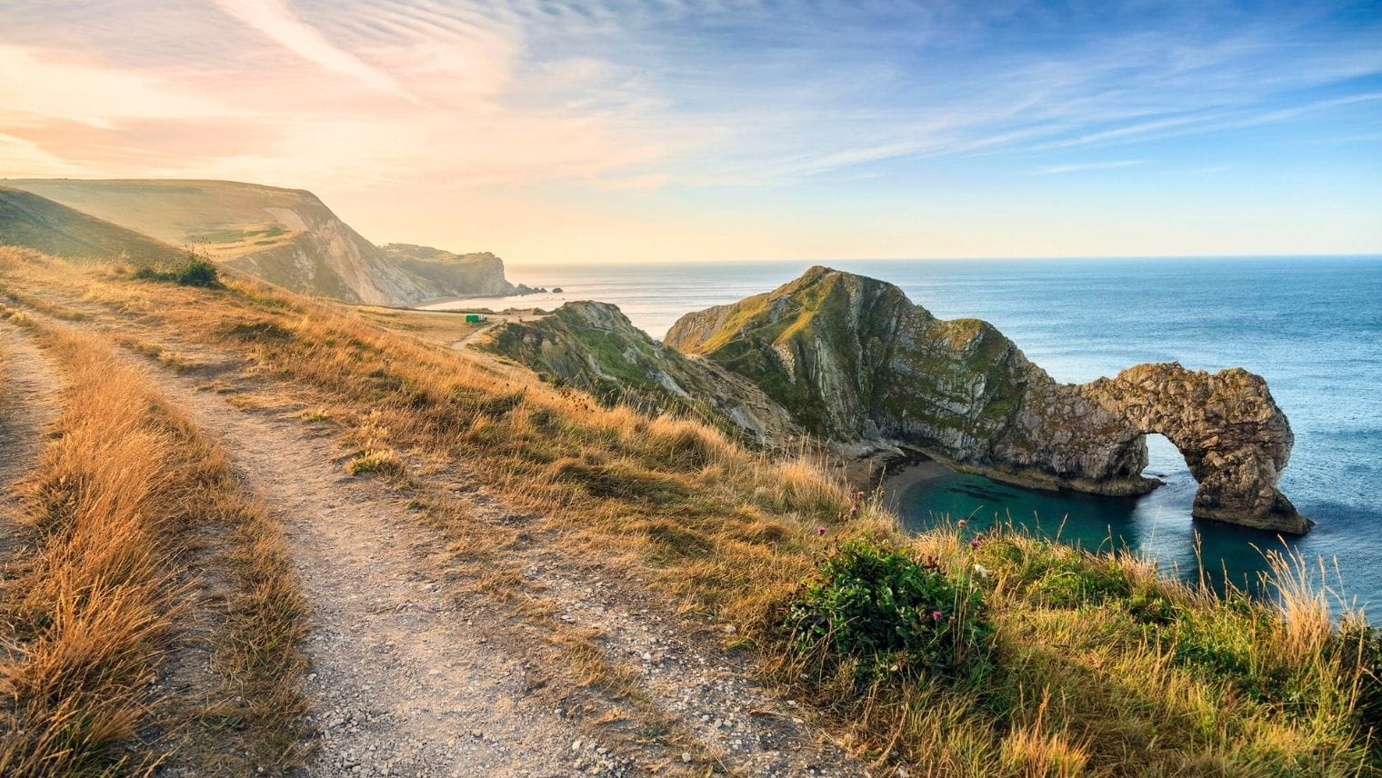 The South West Coastal Path at Durdle Door