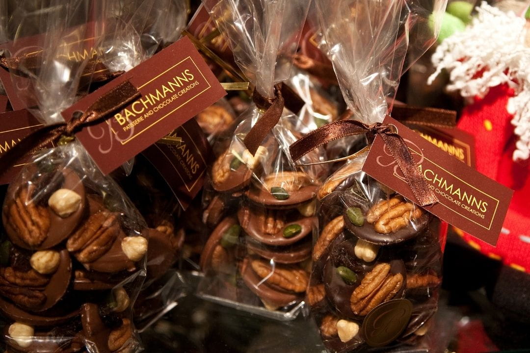 A selection of chocolates from Bachmann's