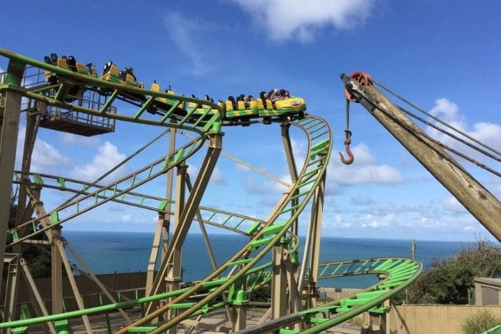 Cliffhanger Roller Coaster Blackgang Chine